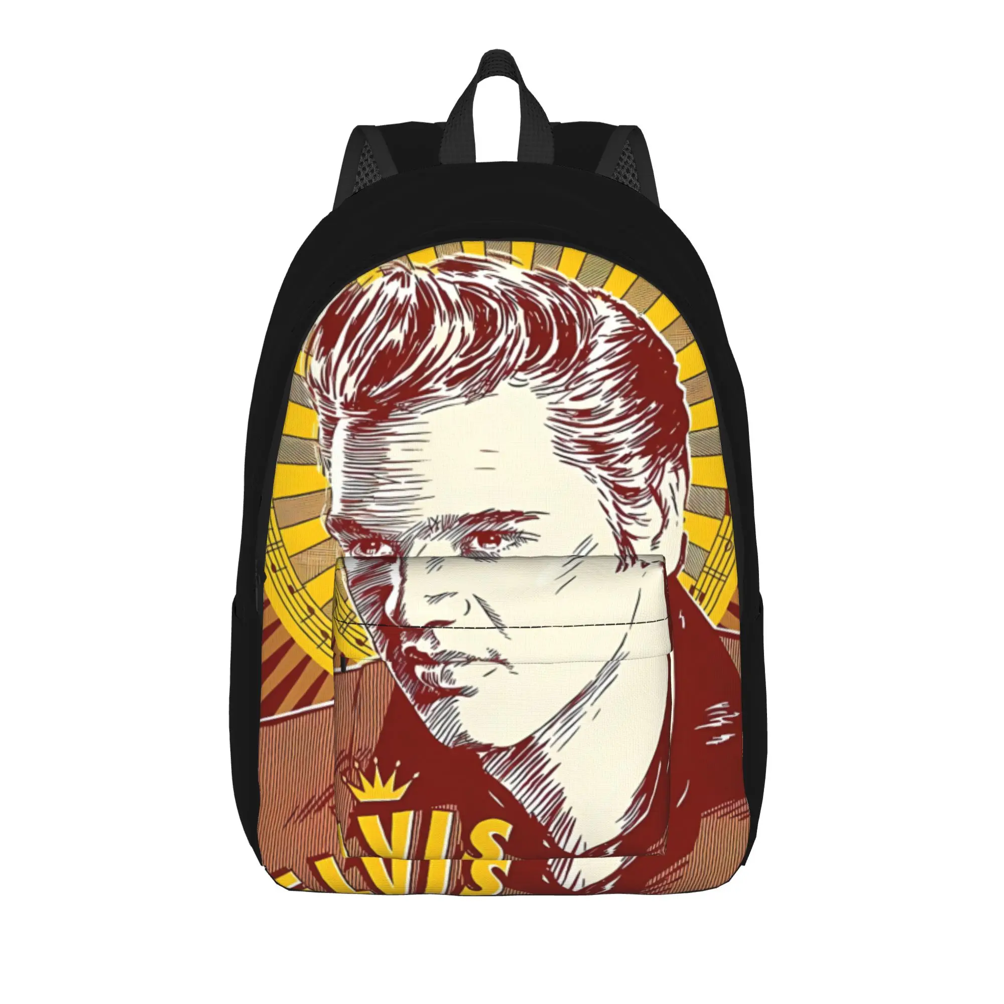 E-Elvis Bookbag Back to School Season Path To Fame Poster  Good Quality Backpack