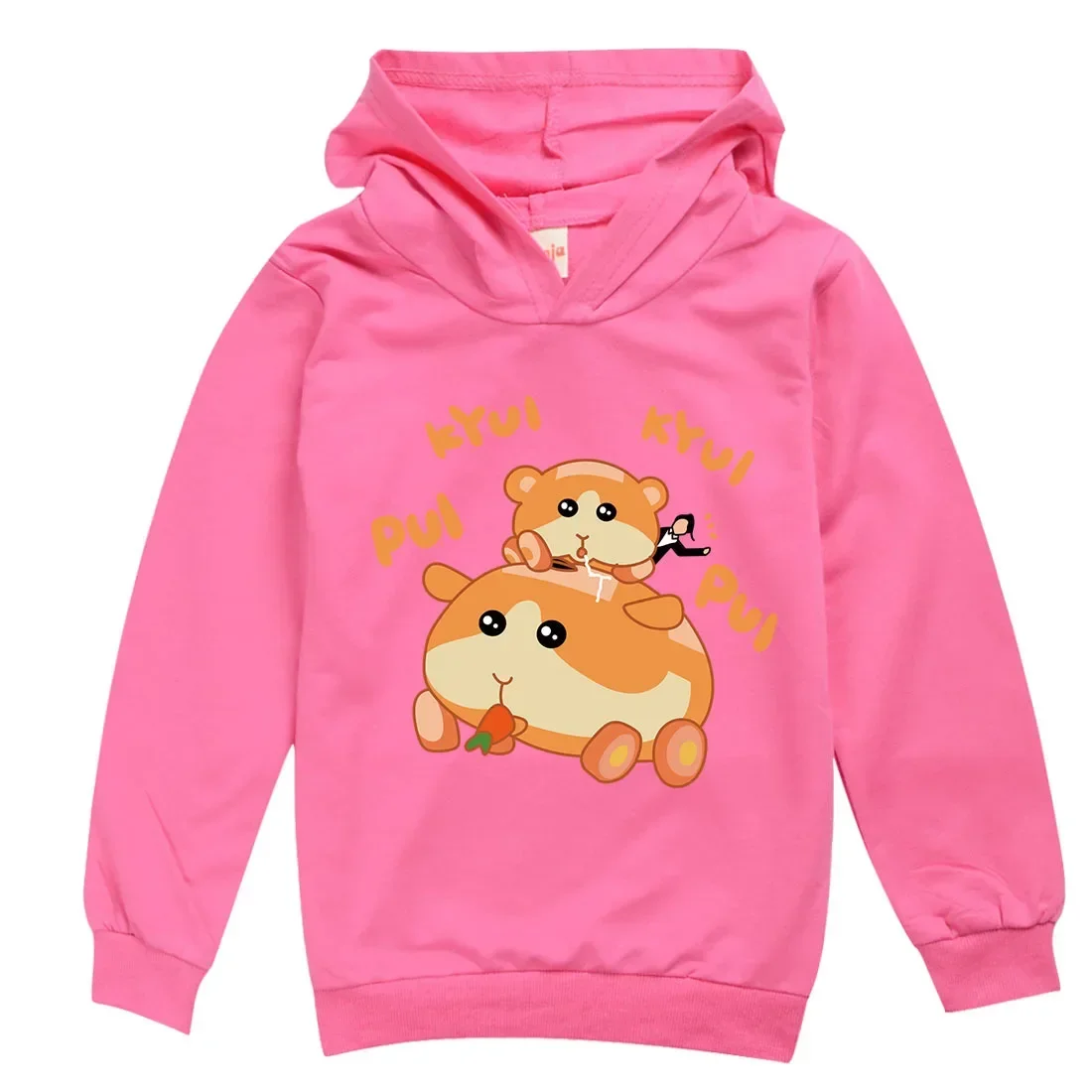 2024 Spring Pui Pui Molcar Hoodie Kids Pop Harajuku Cute Costume Guinea Pigs Sweatshirt Boys Streetwear Drop Ship Girls Clothing