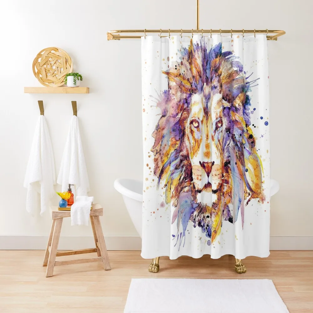 Lion Head Shower Curtain Shower For Bathroom Set Luxury In The Curtain