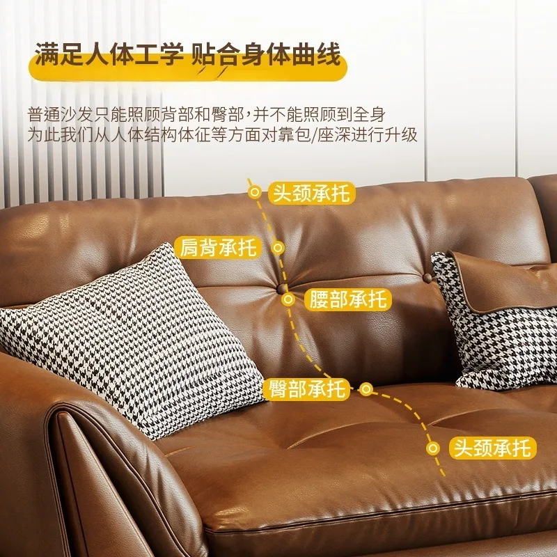 オフィスソファ、レザービジネスレセプション、ロビー会議エリア、交渉用、シンプルモダンライトラグジュアリーコーヒーテーブルセット