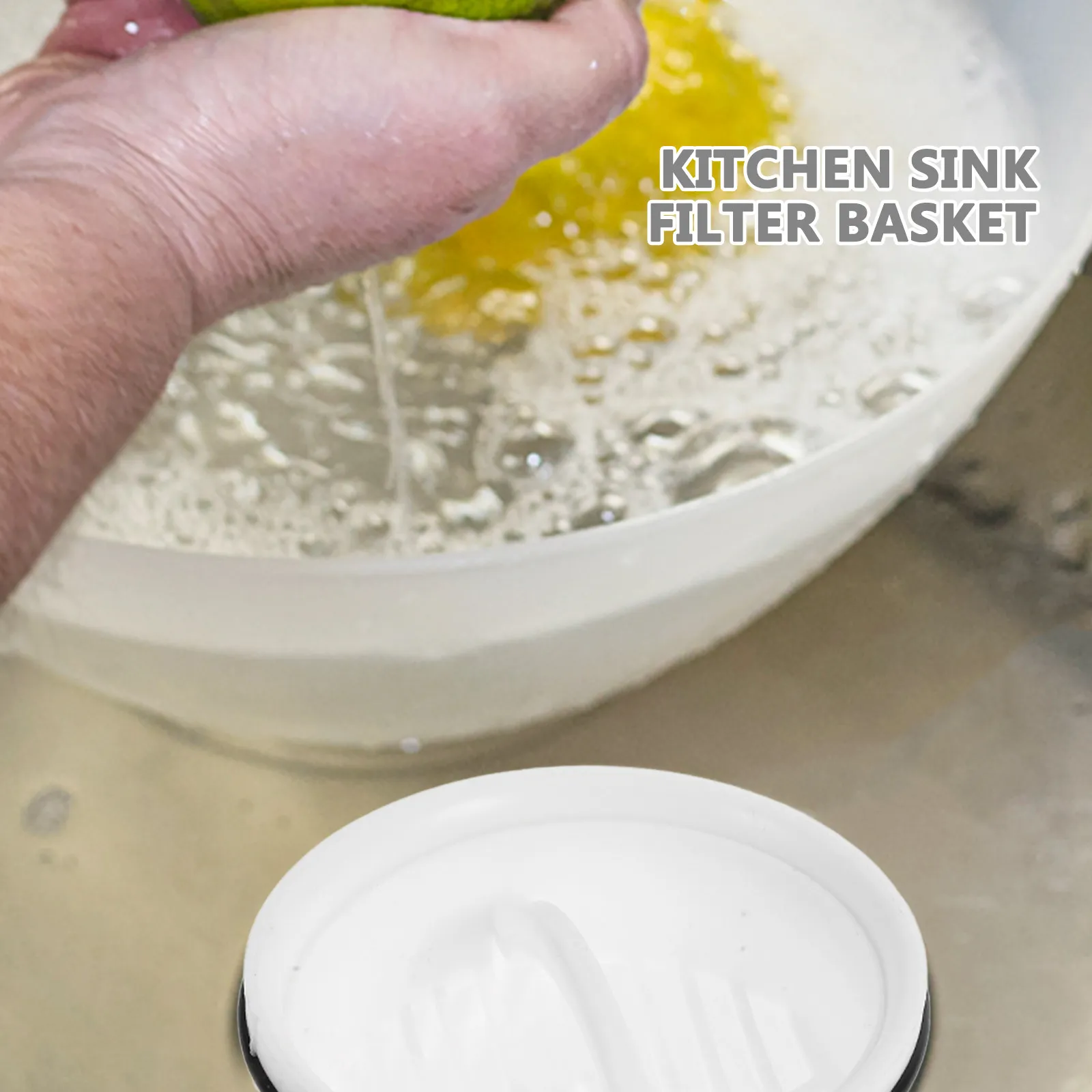 

1Set High-Quality ABS Sink Strainer Basket Sink Drain Cover Filter for Kitchen Basin Anti-Clog Hair Catcher Food Scraps Strainer