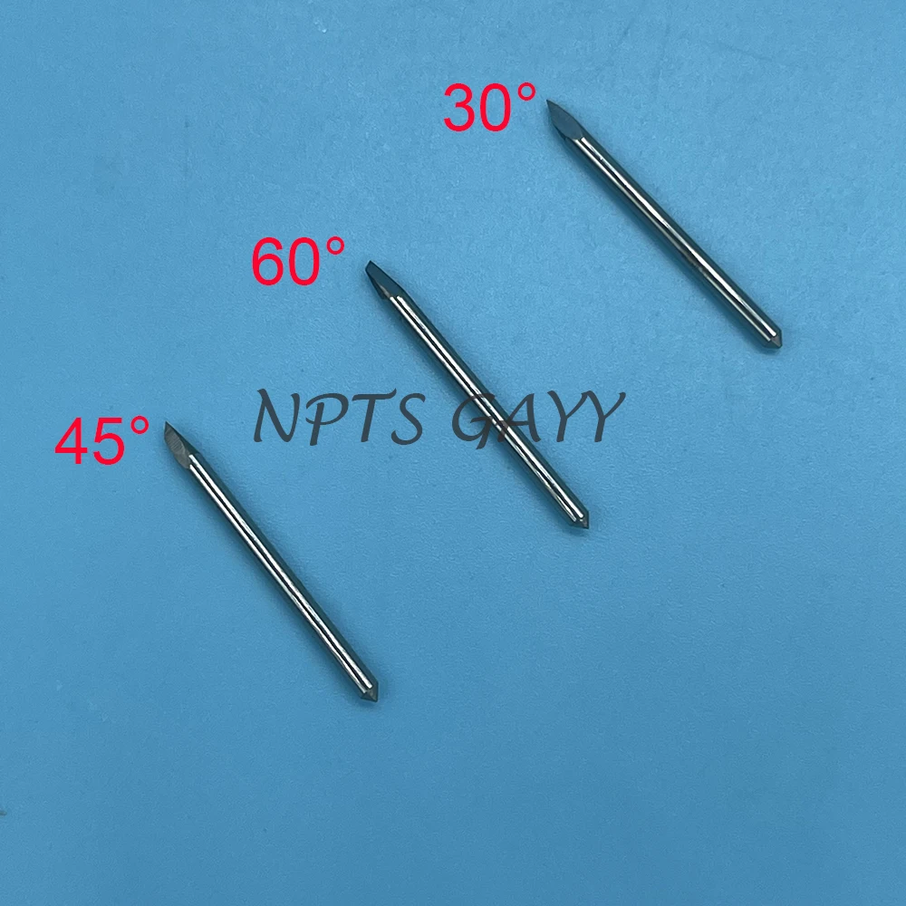 Coltello a lama in carburo cementato Pcut per Pcut CT1200 CT630 CT900 Coltello da taglio per plotter Coltello per incisione con lama 30/45/60 gradi