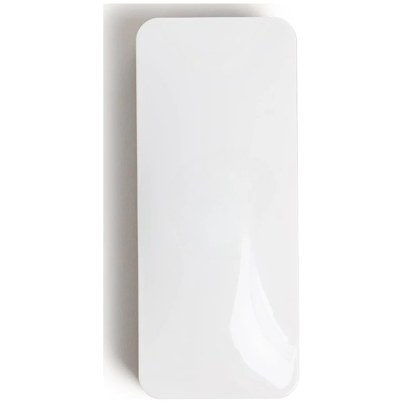 Side Magnetic Dry Erase Board Eraser with Thick Felt Bottom, 2 x 5 x 1 inches, White
