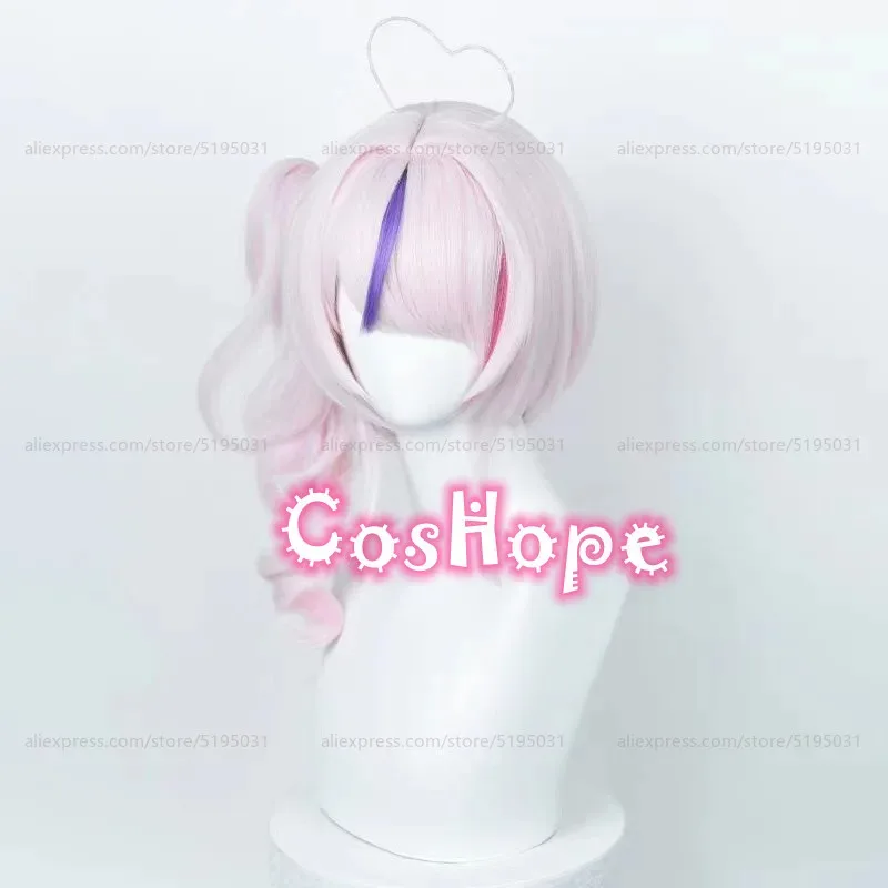 فيفي 2025 ماريا ماريونيت مع ذيل حصان الوردي تأثيري أنيمي شعر مستعار مقاومة للحرارة بيروكات صناعية هالوين #4