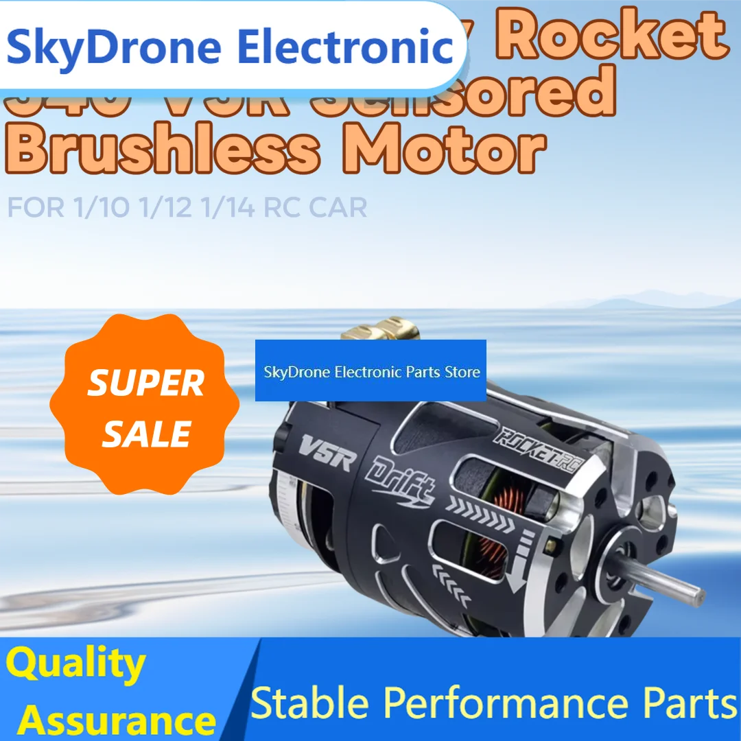 SkyDElSurpassHobby Rocket 540 V5R Sensored Brushless Motor For 1/10 1/12 1/14 Off-road Drift Electric Car Competition Modified T