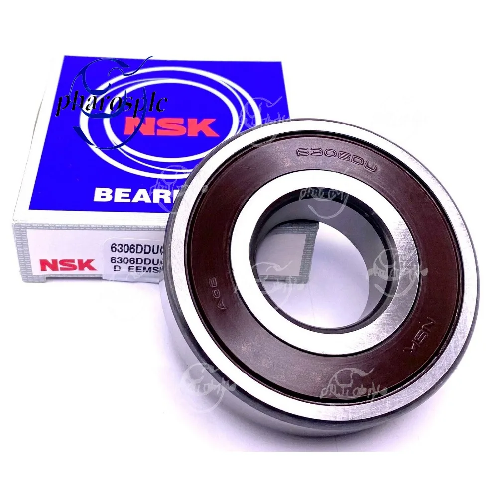 

NSK 6306 DDU DEEP GROOVE BALL BEARING, RUBBER SEALED 30x72x19 mm