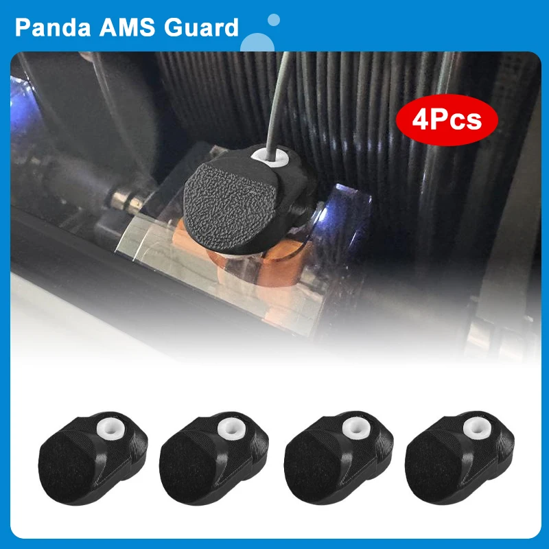 

4 шт., аксессуары для 3D-принтера «сделай сам», обновления AMS Panda AMS, защита впускного кольца для Bambu Lab X1C P1S P1P