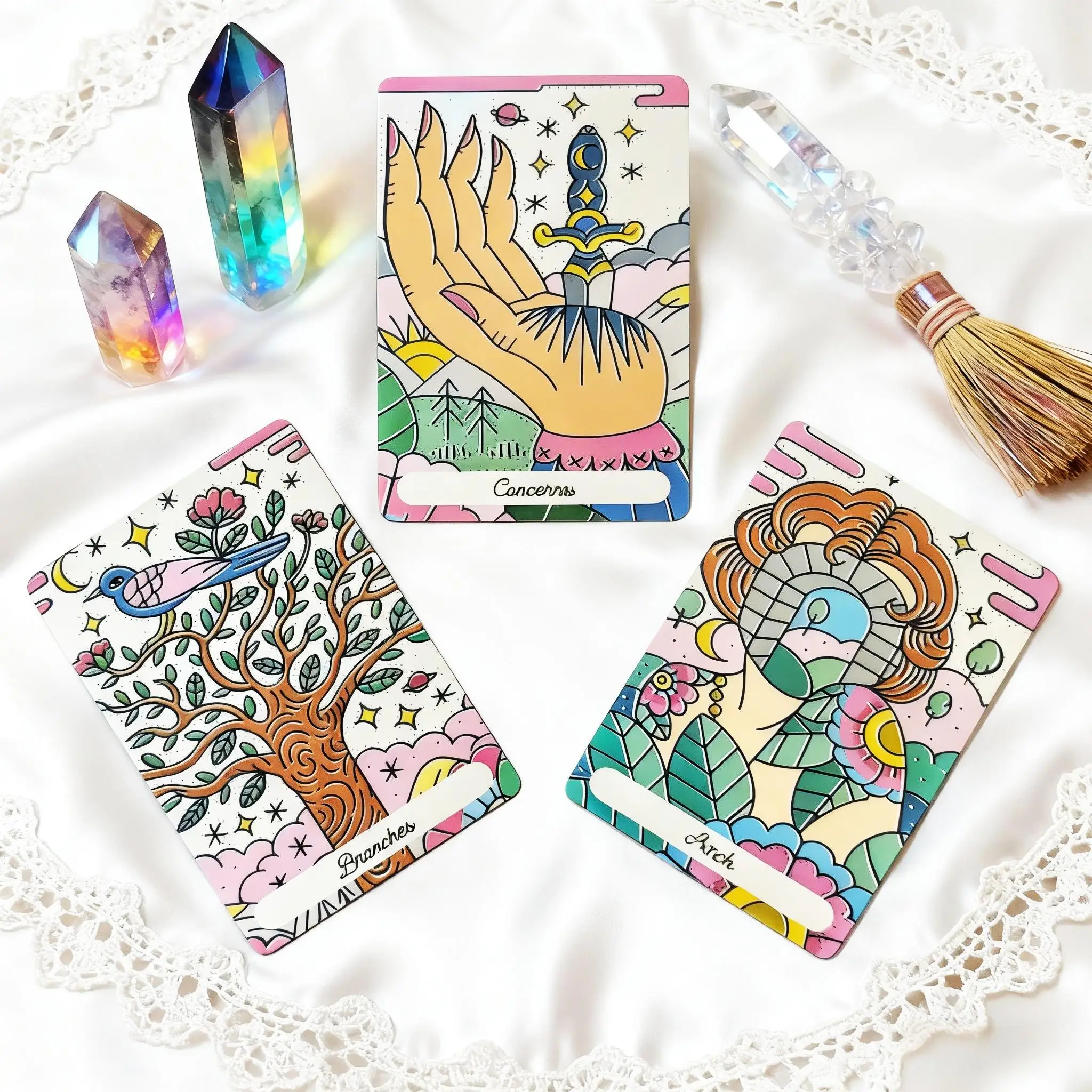 Oracle of Destiny Oracle deck 50 Oracle Cards Tarot Divination Deck English Vision Edition Board Playing Game For Party