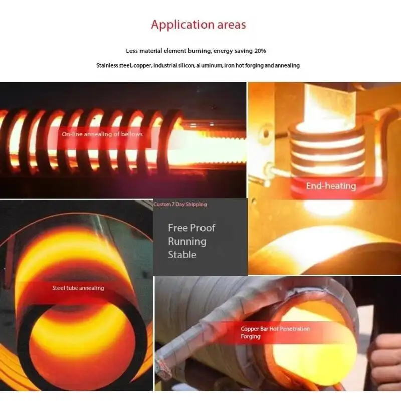TOP Hot Selling High Frequency Induction Heating Hine For Metal Through The Heat Forging 25Kw