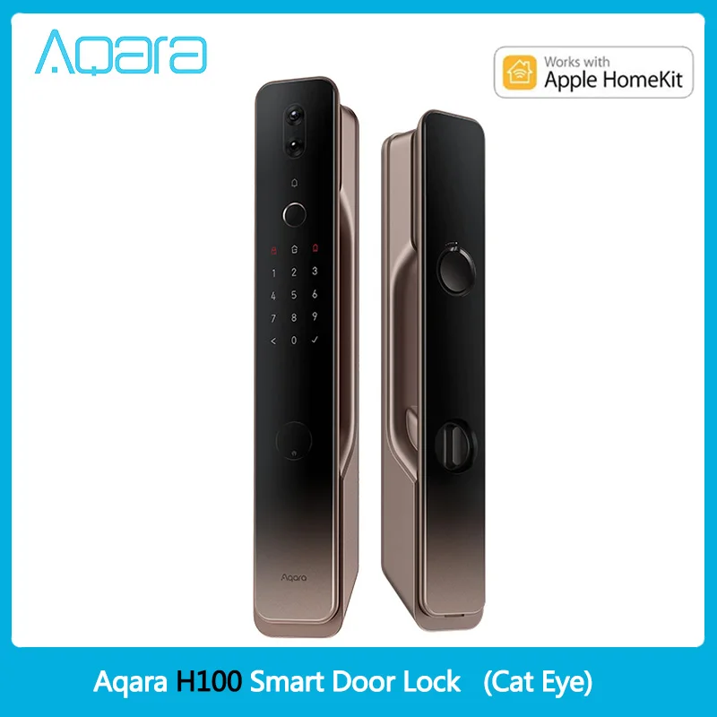 

Aqara Smart Door Lock H100 Automatic Cat Eye Zigbee /Body/Light Sensor NFC Bluetooth Fingerprint Unlock Via Homekit & Aqara App