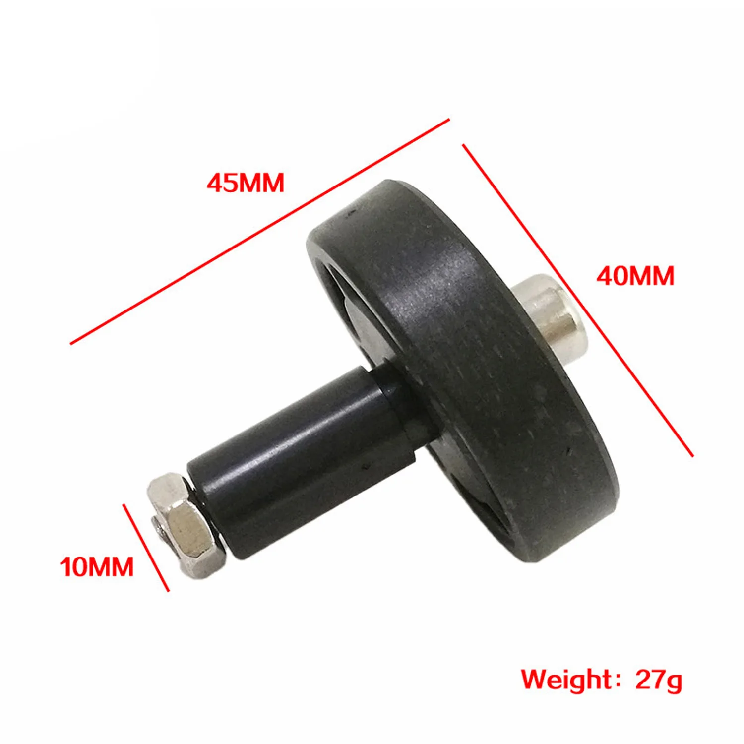 Accessorio per auto con ruota del serbatoio con ruota cingolata in plastica da 2 pezzi per telaio del serbatoio RC giocattolo RC fai da te