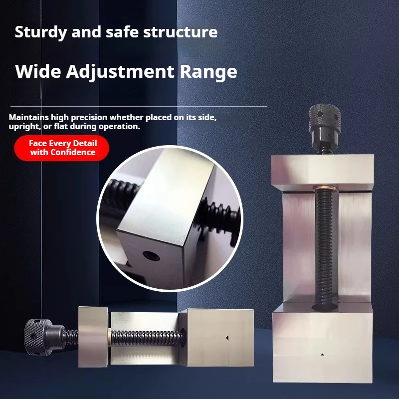 

Миниатюрные стальные тиски с ЧПУ QGG 25/33/38, 1/1.3/1.5 дюйма, прецизионные плоские тиски V-образного типа, зажим для мелких заготовок