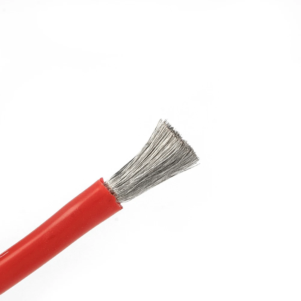For Anderson Compatible Flexible PVC Insulated Battery Welding Cable 8awg/10awg/12awg with Copper Core 1 Meter Length