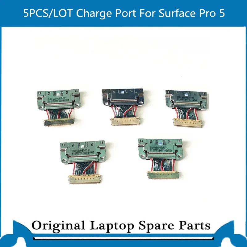 5PCS/Lot Genuine Charge Port for Surface Pro 5 1796 Charge Connector Work Well M10111228-001