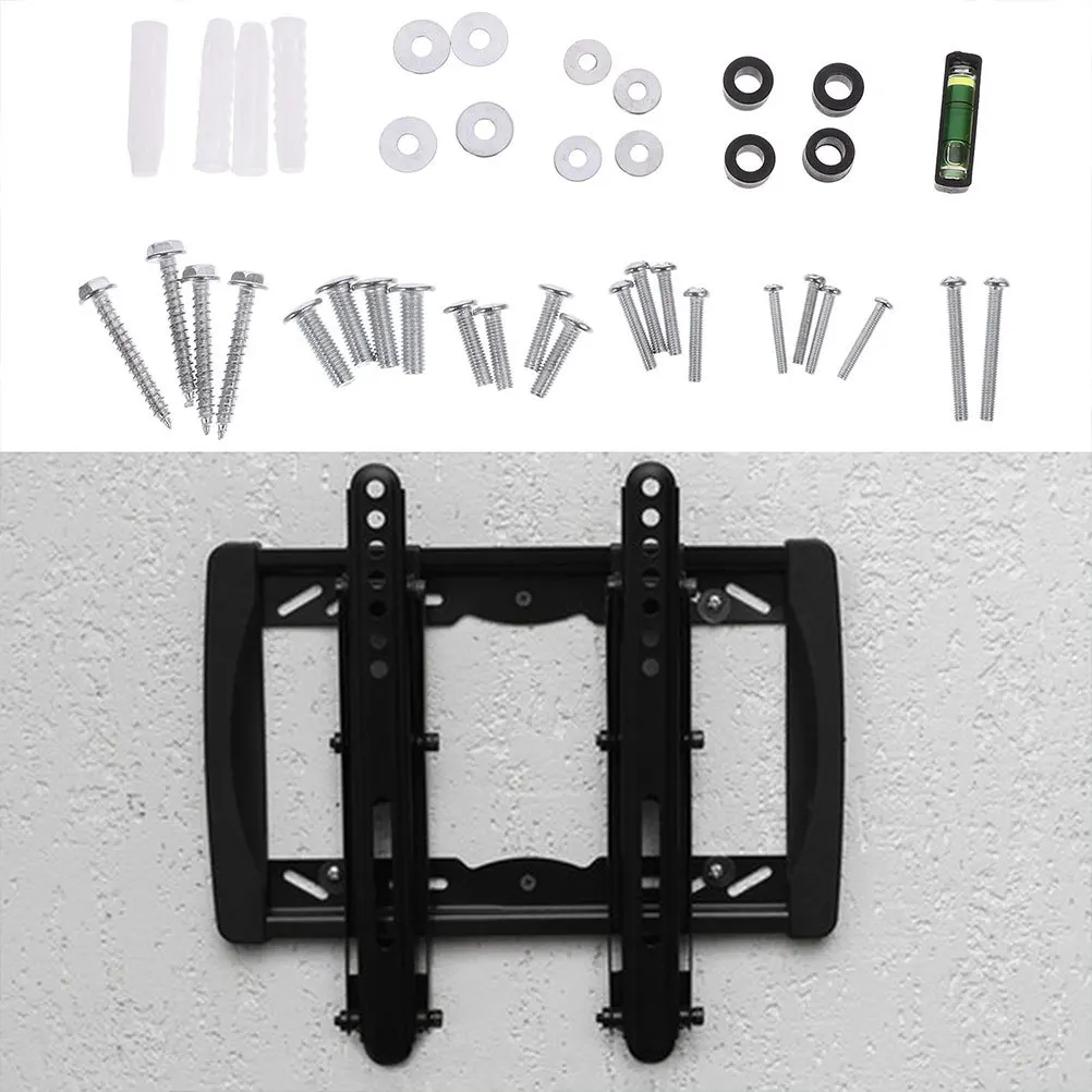 

1Set Mounting Screws Heavy Duty Metal Replacement Mount Screws Secure Stable Wall Stand Bracket Accessories