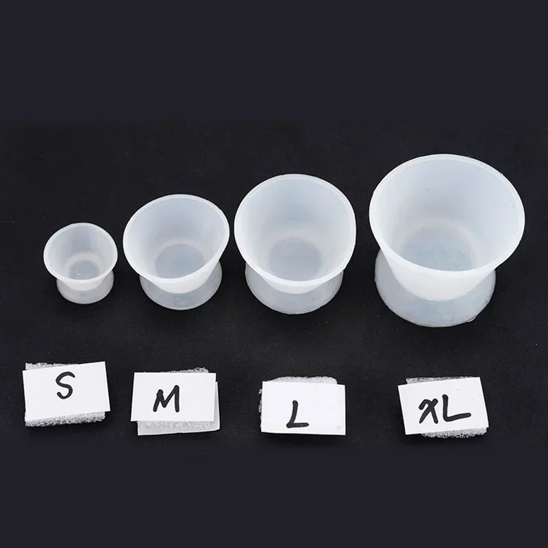 4pcs Dental Materials Silicone Mixing Bowl Use Dappen Dishes Teeth Whitening Laboratory Tools Odontologia Dentistry