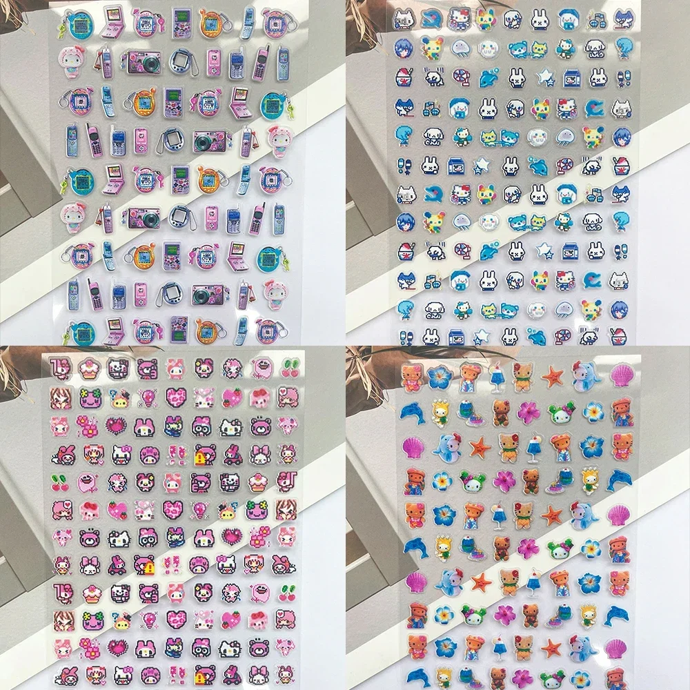 

Hellokitty Pvc Mini Poster Goods Stickers Nail Art Wholesale Available Decorate Laptop Bottle Box Phone Case Keyboard Friendgift