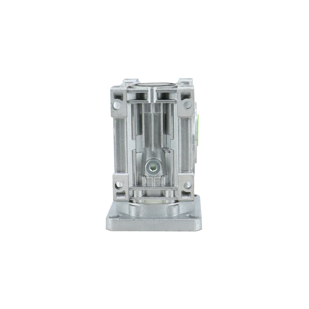 Gearbox Worm HLTNC RV040, Reducer Gigi dengan Output 18mm, Sudut 90 Derajat, Rasio 5:1-100:1 untuk Motor Flange Nema34 86mm, Reducer Worm untuk CNC