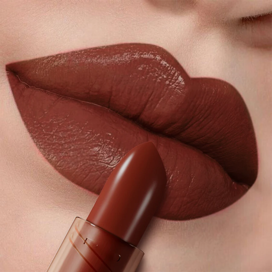 1PC sexy rossetto rosso impermeabile velluto naturale opaco liscio rossetto ad alta pigmentazione trucco coreano smalto per labbra donna cosmetico