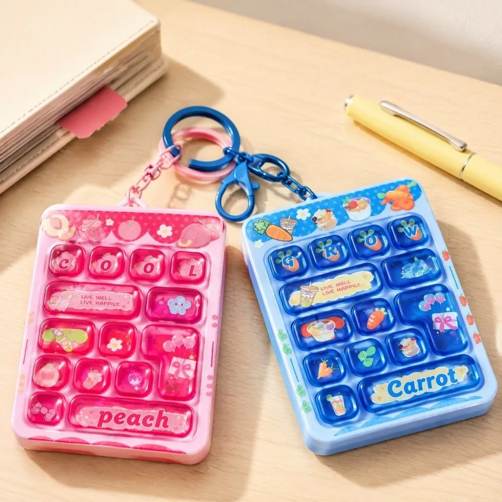 14Key Decompression Button Creative Style Small Gift Mini Keyboard Pendant Cute Design Bag Hanging Ornament Keyboard Keychain