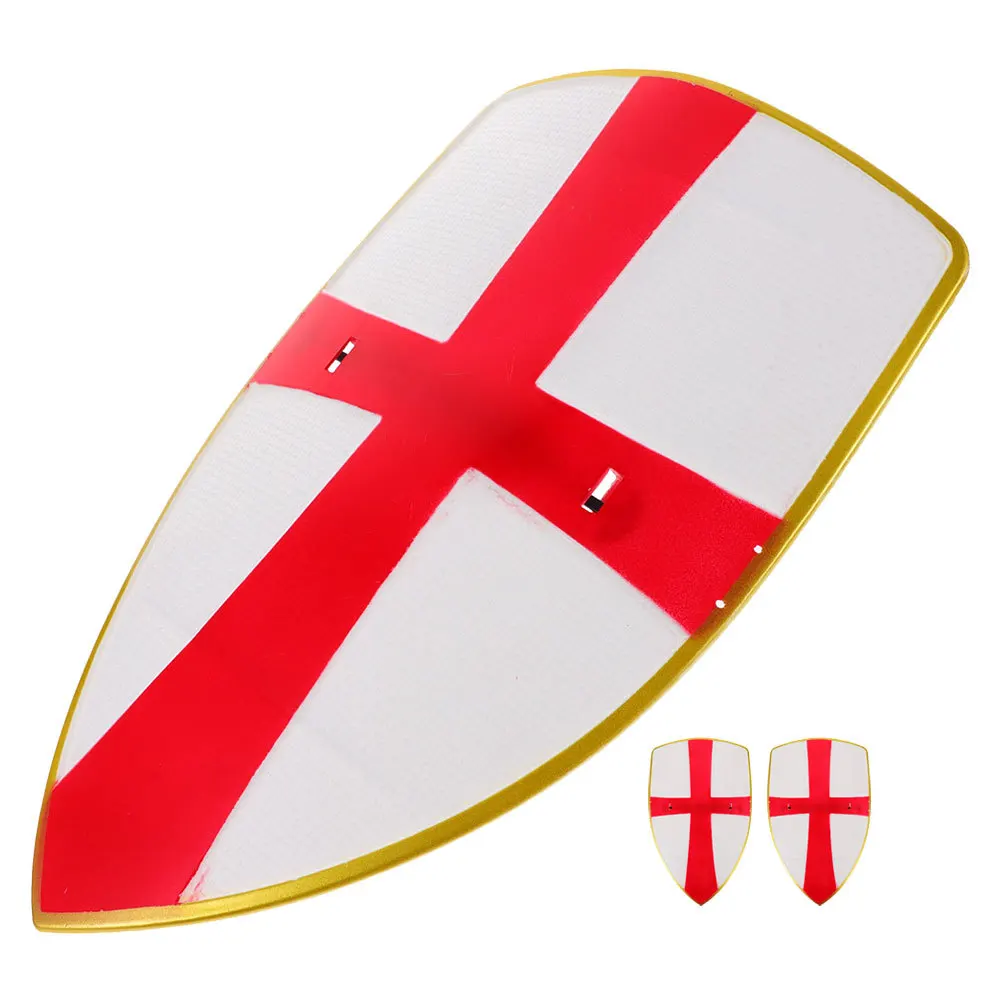 

3Pcs Childrens Medieval Shield Knight Costume Prop for Cosplay Stage Performances Historical Reenactments Safe Versatile Usage