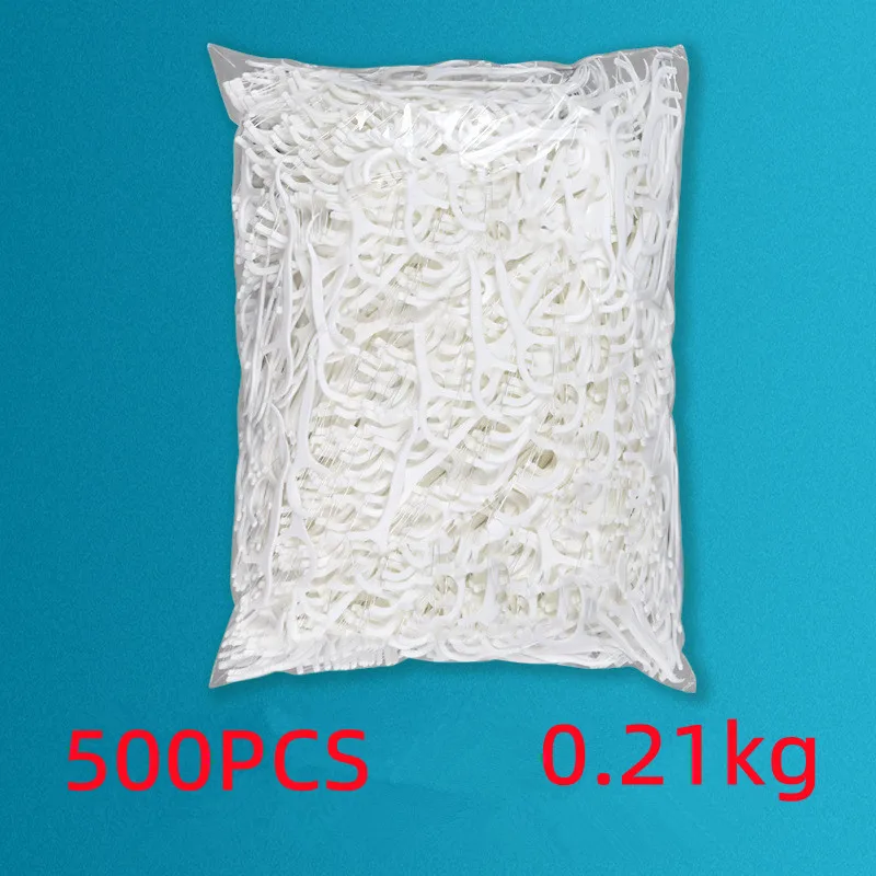 YS00010-500PCS bagged polymer dental floss for teeth cleaning, oral hygiene care, and dental floss