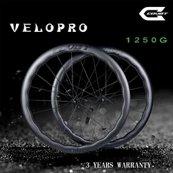 COVET Ultralight 1250g Road Disc Wave-Like Carbon Wheelset 43 52mm Rim Ratchet System 4 Pawls HUB Wing 20 Spoke bike wheelset