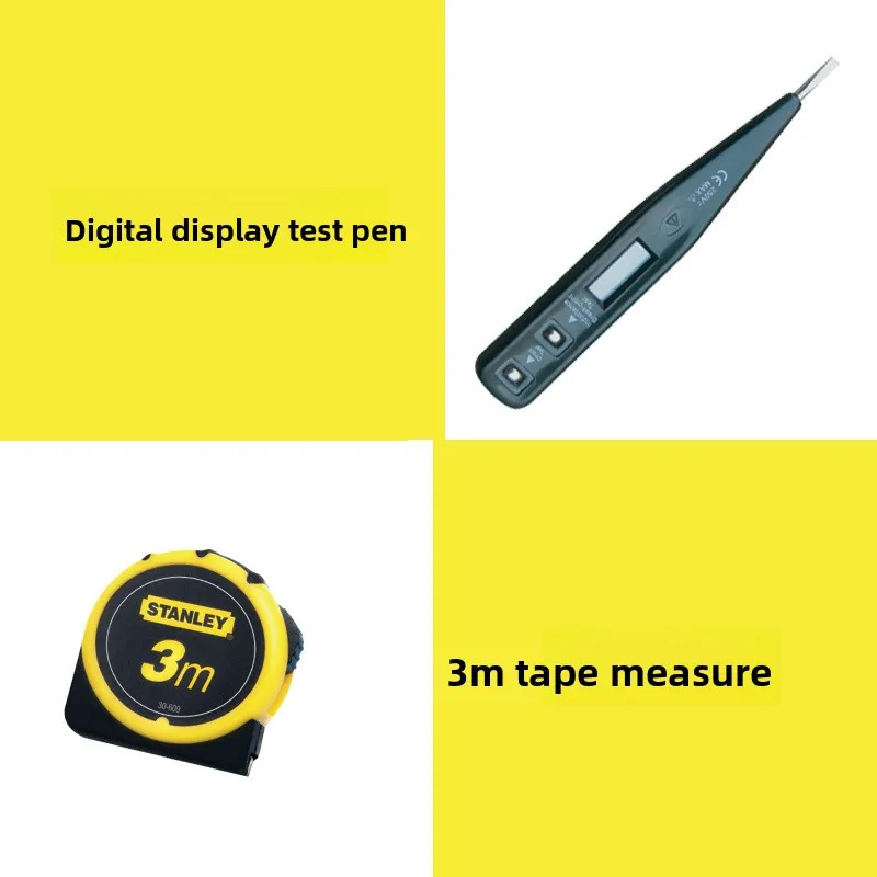 ชุดกล่องเครื่องมือในครัวเรือนสแตนลีย์ 25 ชุดเครื่องมือซ่อมแซมในครัวเรือนสากลชุดเครื่องมือ 92-006-23