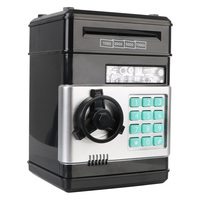 Coins Cash Saving Money Box Counter Electronic Password Money Box Automatic Code Key Lock Piggy Bank Mini Safe Child Gift