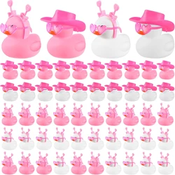 24/48 Pcs Valentine's Day Rubber Ducks 2 Inch Mini Valentine's Day Ducks Bath Toys Party Decorations Holiday Rubber Ducks