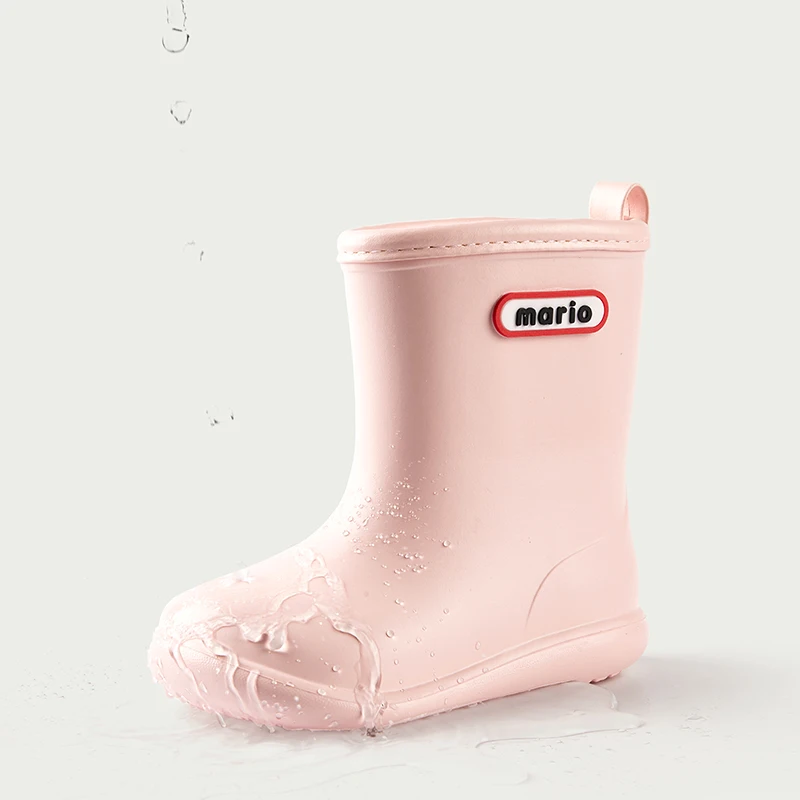 Alegre Mario Baby Botas de lluvia para niños y niñas lluvia al aire libre impermeable