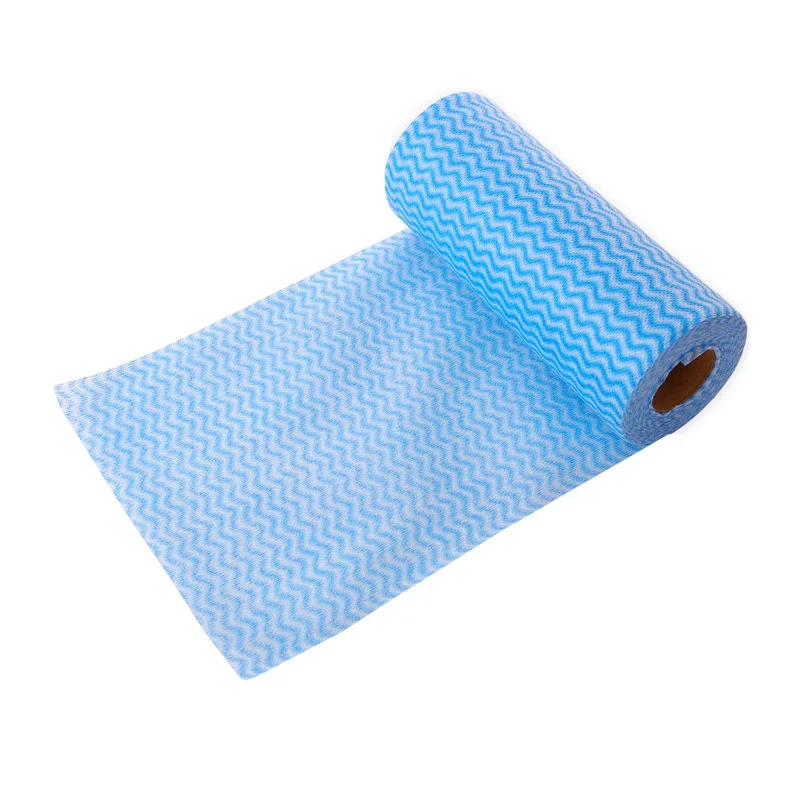 Disposable Cleaning Towels Kitchen Dish Cloths Dish Rags Non Woven Fabric Handy Wipes Household 50 Sheet/Roll