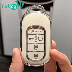 TPU Car Remote Key Fob Cover Case Holder Protector for Honda Civic Accord HR-V CR-V CRV 2022 2023 Accessories