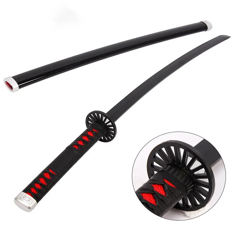 Demon Slayer Anime Arma para Meninos, Kamado Tanjirou, Nichirin Blade, Espada de Madeira Periférica, Cosplay Katana, Brinquedos Presentes, 103cm