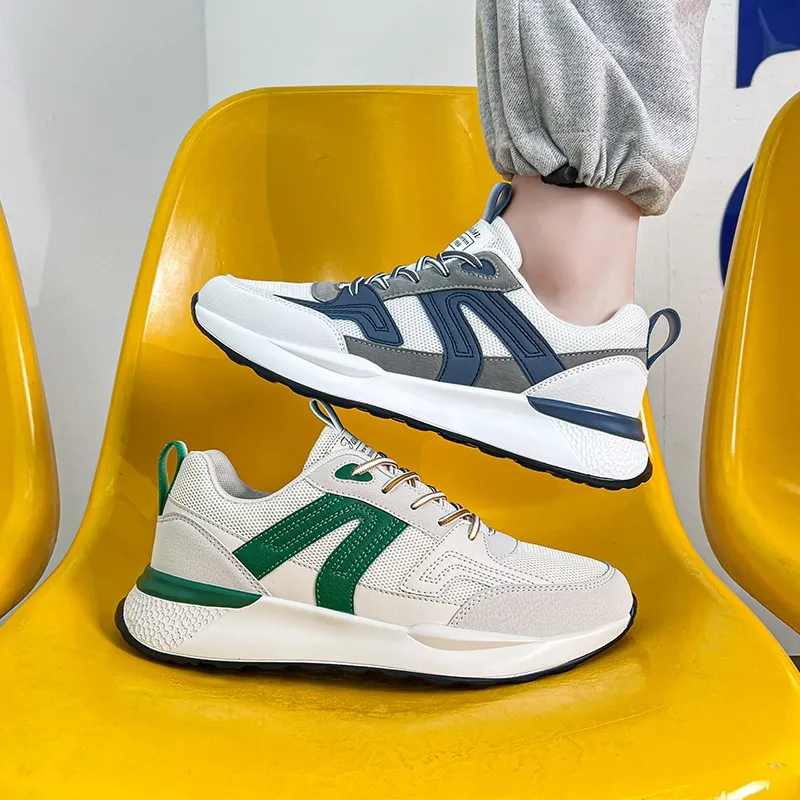 

Men's Shoes 2025 New Autumn Trendy Brand Torre Men's Thick Sole Increased Casual Flow Reflective Sports Running Trendy Shoes