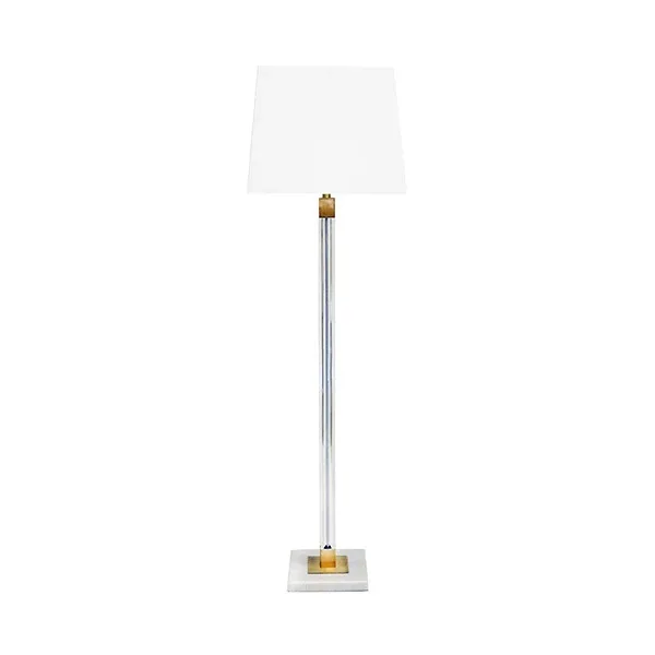 

American light luxury modern crystal floor lamp soft decoration design villa hotel restaurant model room living room