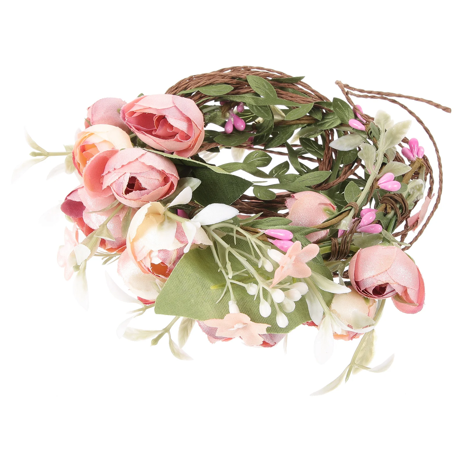 

Women Flower Headband Bridal Wedding Floral Hairpiece Stylish Party Hair Wreath Perfect for Bride Festival Occasion