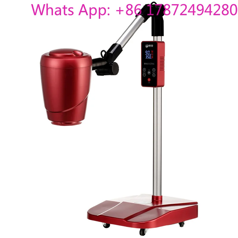 Moxibustion 360 Degree Rotatable Vertical Type Aromatherapy Moxa Red LED Light Device Instrument Lazy Portable Appliances Headed
