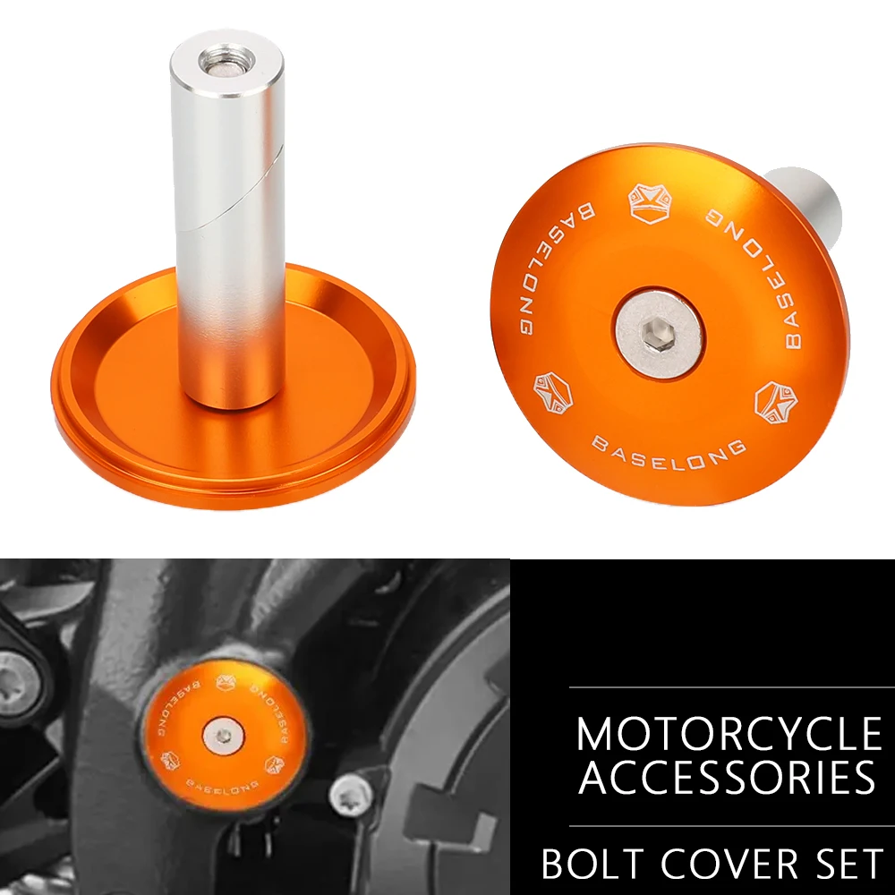 

Motorcycle For KTM 1290 1190 1050 1090 SUPER ADVENTURE R/S/L/T ABS ADV Frame Hole Cover Insert Plug Cap SWINGARM BOLT COVER SET