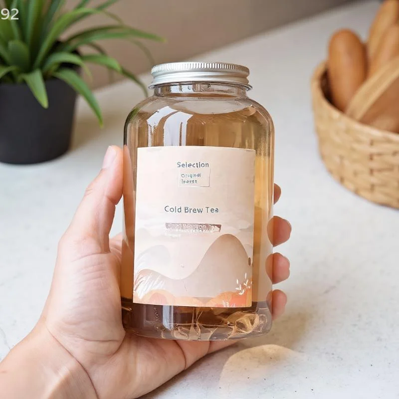 400/550/650/700/1000ml Fruit Juice Cold Brewed Tea Bottle Transparent Plastic Beverage Bottle Disposable Milk Tea Bottle