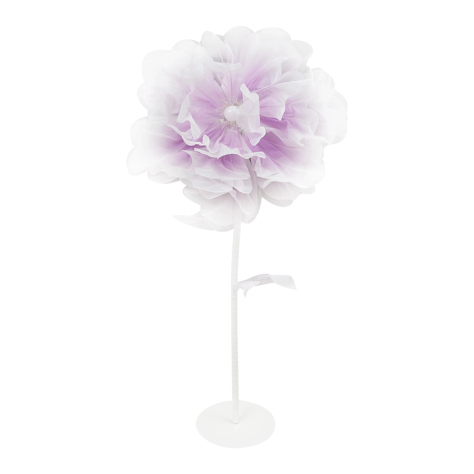 LED Flower Decoration w/ Light, Large Electric Auto-Open Artificial Flower Floral Decor for Wedding, Birthday, Home Party