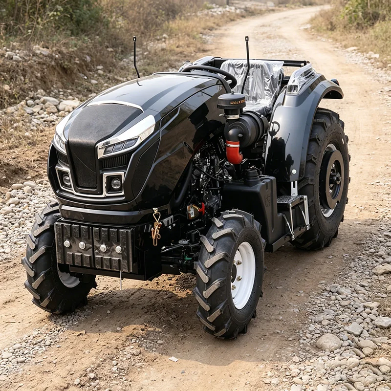 

Customized Four-wheel rotary tiller, high-power durable wheeled tractor, farm four-wheel ploughing machine