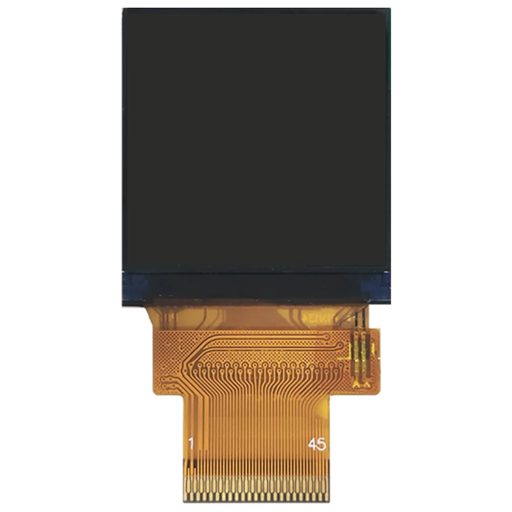 Square 1.3inch TFT 240x240 resolution with IPS viewing angle MCU SPI RGB interface High brightness display inventry for shipment