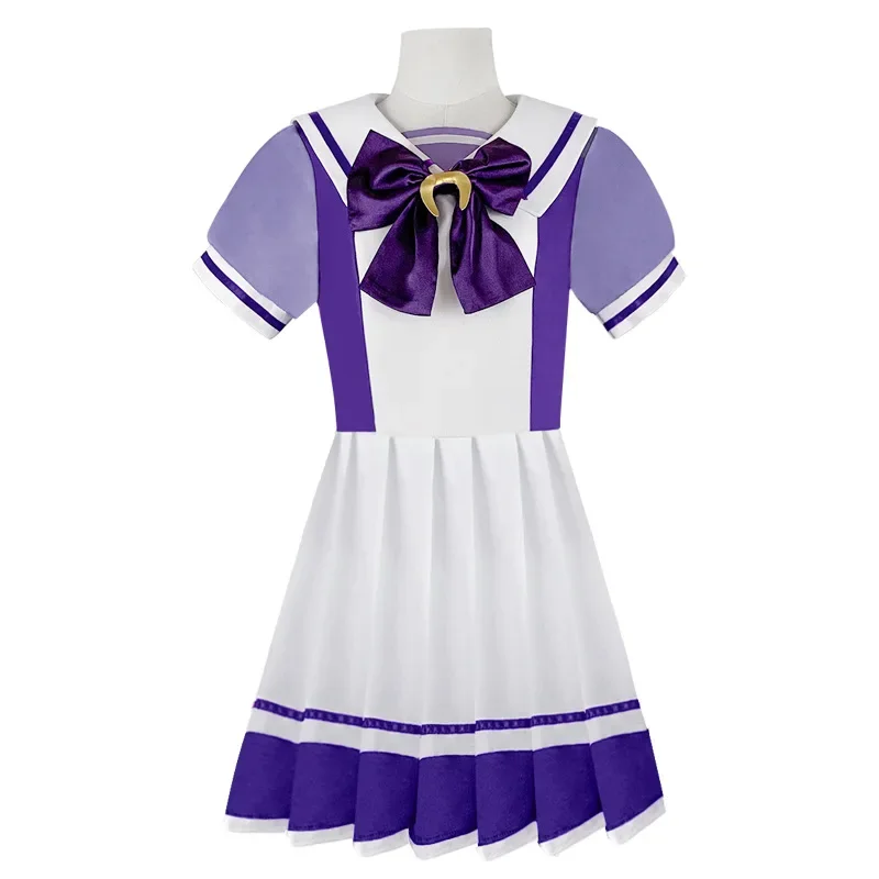 

Anime Uma Musume Pretty Derby Cosplay Costume Uma Musume Tokai Teio Cosplay shoes wigs Costume Women Summer Uniform Party Dress