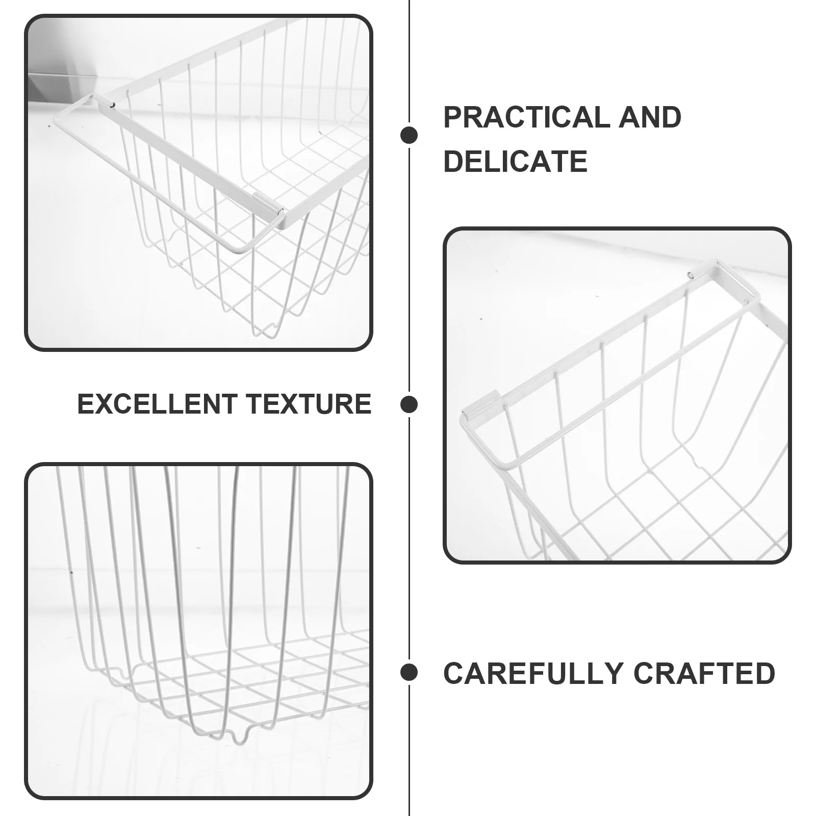 سلة الثلاجة والفريزر، منظم الأسلاك القابل للتنفس، صندوق تخزين متعدد الطبقات لخزانة مخزن الثلاجة، رفوف الطعام #3