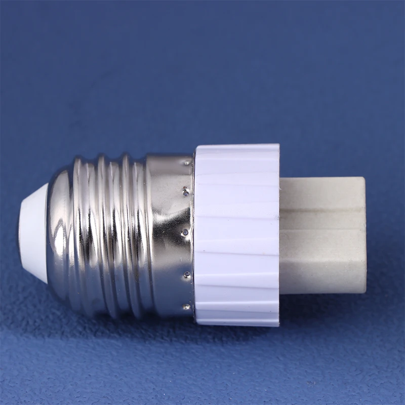 1/6Pcs E27 To G9 Lamp Converter Bulb Adapter Lamp Holder Converter White Conversion Screw Head Bulb Base Holder Extender