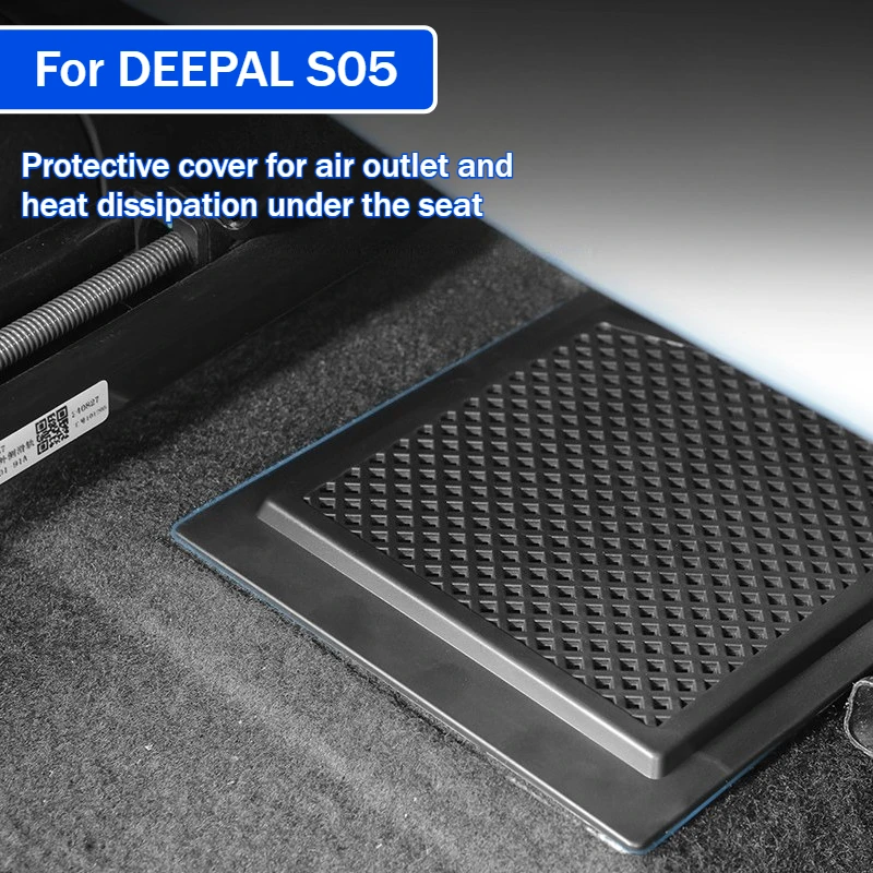 

For Changan DEEPAL S05 Car Air Outlet Under The Seat Protective Cover Seat Air Vent Dust Net Interior Modification Accessories