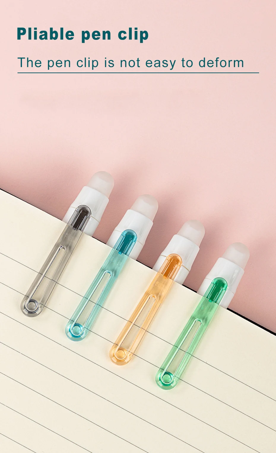 Deli Löschbaren Pen-Set 0,5mm Gel Stift Löschen Blau Schwarz Tinte Refill für Schreibwaren Schule Liefert Löschbaren Kugelschreiber kawaii – Detail 9