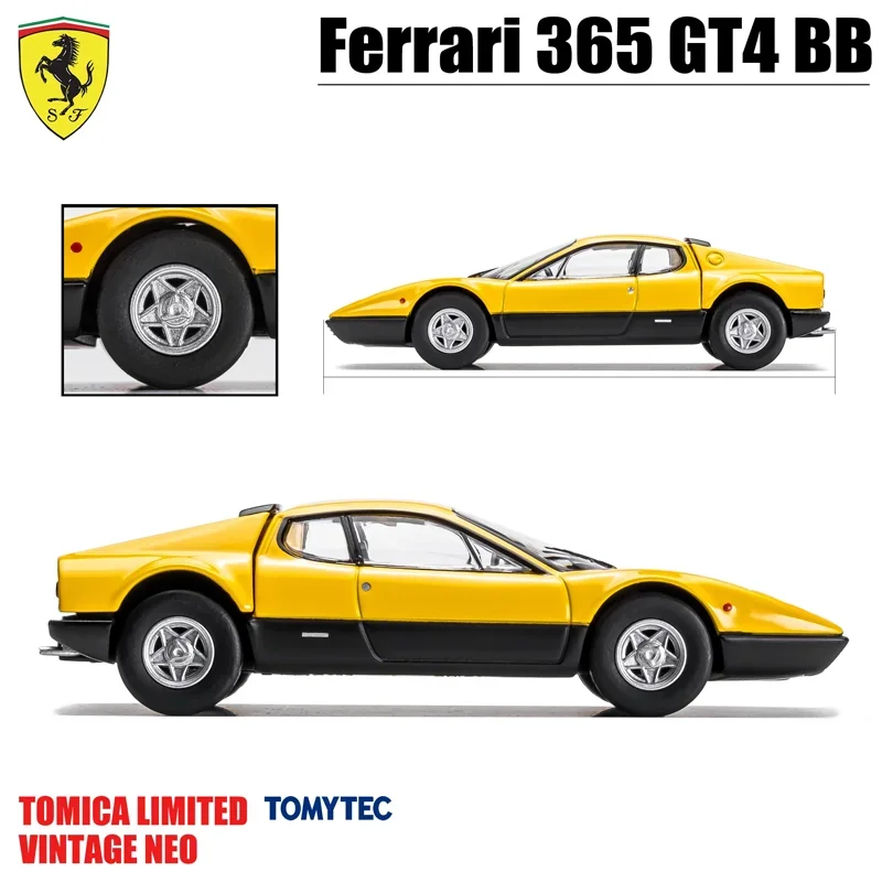 TAKARA TOMY TOMYTEC Tomica 1/64 TLV Ferrari 365 GT4 BB Legering Speelgoed Motor Diecast Metaal Model Geschenken