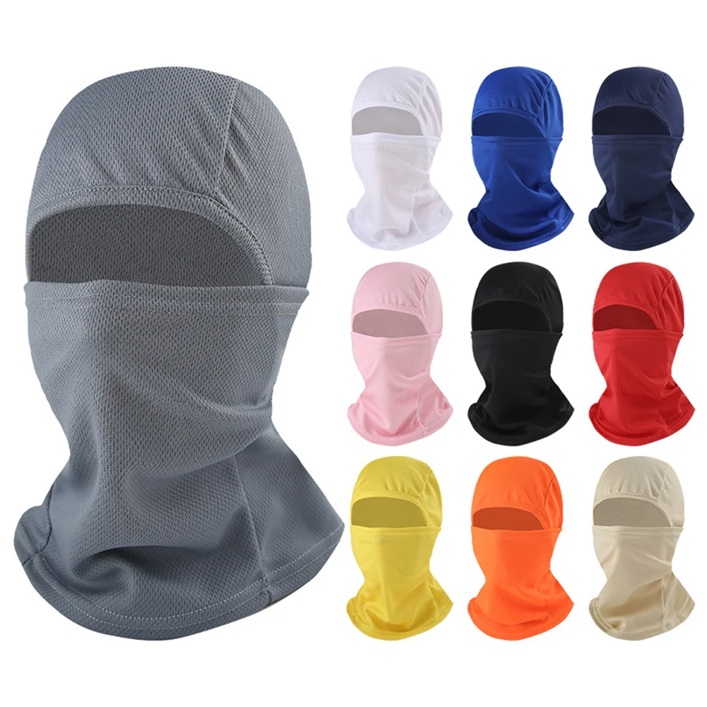 Sunscreen Full Face Cool Cycling Hood For Men Women Facemask Hiking Scarf Bicycle Balaclava Accessories